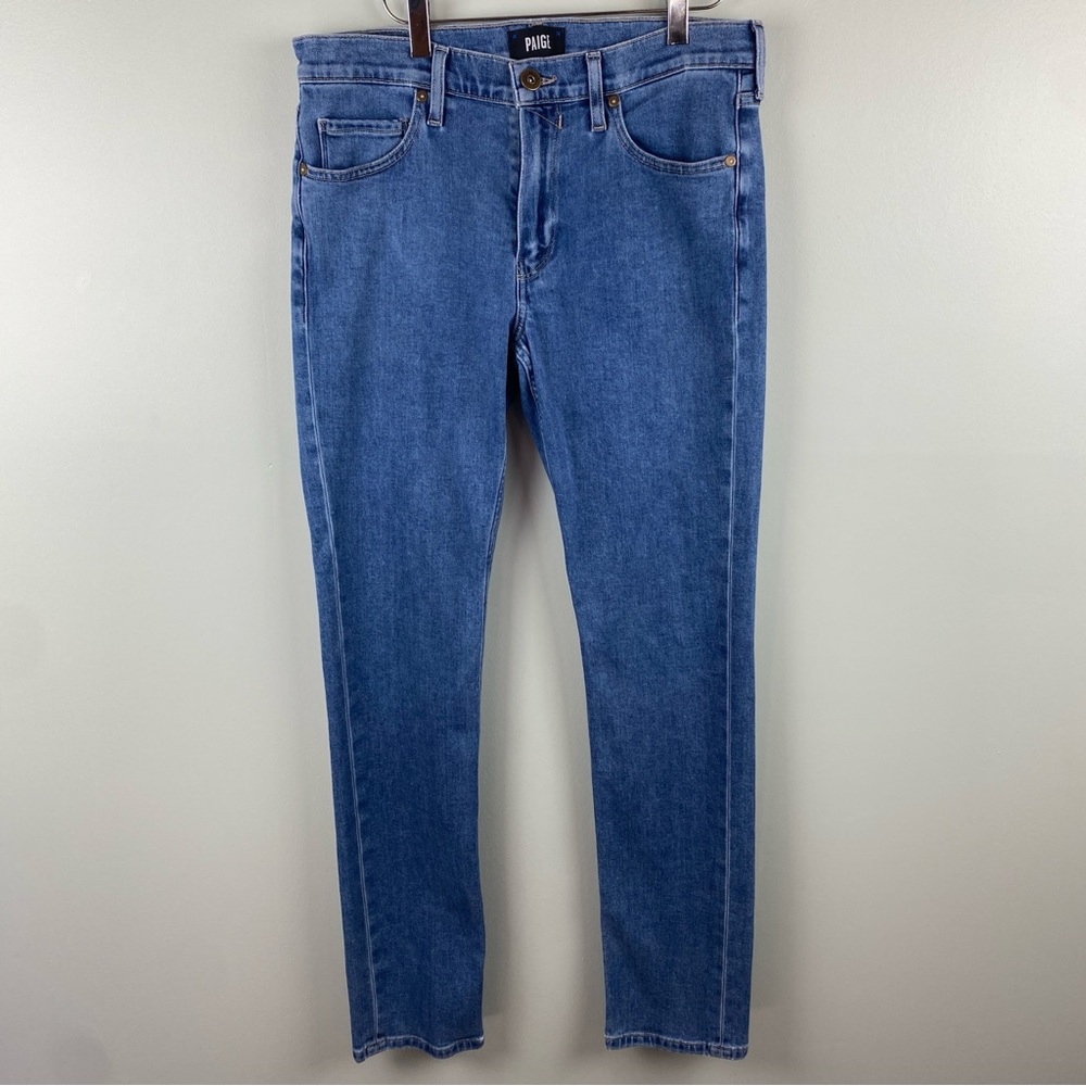 Men’s Paige Lennox stretch skinny/straight jeans Hickson wash size 31